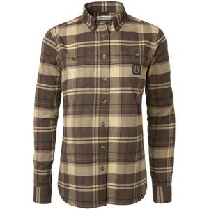 Chevalier Womens Heron Flannel Shirt Overhemd (Dames |bruin)