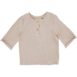 maximo Baby Boys Hemd 3/4 Arm Musselin (Kinderen |grijs)