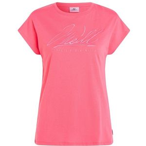 ONeill Womens Essentials ONeill Signature T-Shirt T-shirt (Dames |roze)