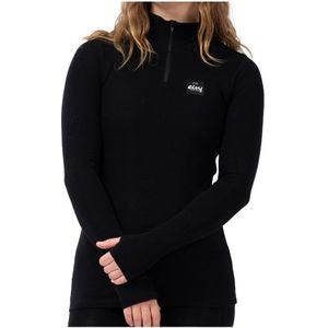 Eivy - Journey Wool Rib Top - Merino-ondergoed - Zwart