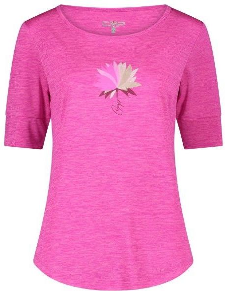 CMP - Light Melange T-Shirt - Sportshirt - Roze