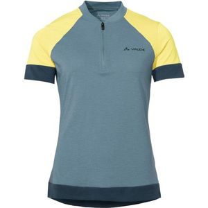 Vaude Womens Altissimo Q-Zip Shirt Fietsshirt (Dames |turkoois)