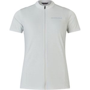 Endura Womens Loop S/S Zipped Jersey Fietsshirt (Dames |grijs)