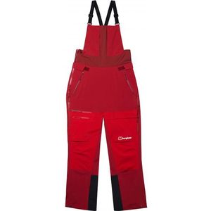 Berghaus Womens MTN Arete Descend GTX Bib Pant Regenbroek (Dames |rood |waterdicht)