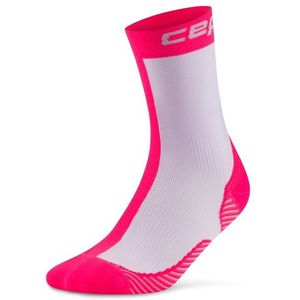 CEP - Run Edition Half&Half Mid Cut 50 - Hardloopsokken - Roze/Purper