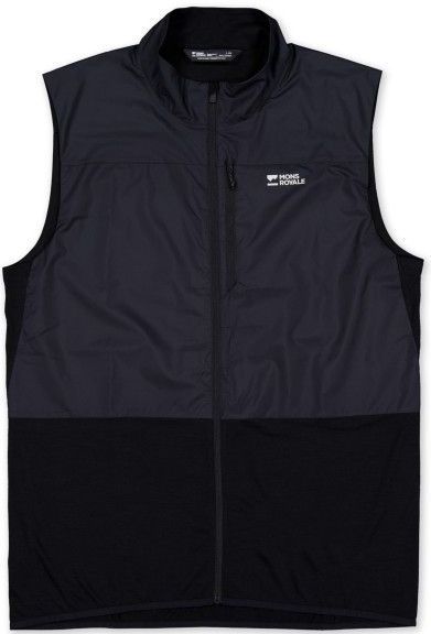 Mons Royale - Diversion Merino Wind Vest - Fietsbodywarmer - Zwart/Blauw