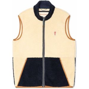 Revolution Fleece Vest in Block Colors Fleecebodywarmer (Heren |beige)