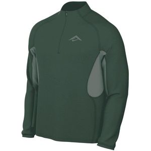 Nike Trail Dri-Fit 1/2-Zip Hardloopshirt (Heren |groen)