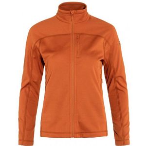 Fjällräven Womens Abisko Lite Fleece Jacket Fleecevest (Dames |oranje)