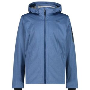 CMP Jacket Zip Hood Light Melange Softshelljack (Heren |blauw)