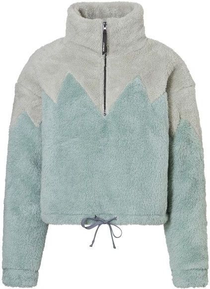 Rehall Womens Lauren Fleecetrui (Dames |grijs/turkoois)