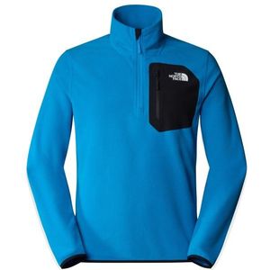 The North Face Experit 1/4 Zip Grid Fleece Fleecetrui (Heren |blauw)