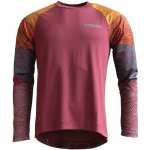 Zimtstern Braapz Shirt L/S Fietsshirt (Heren |rood)