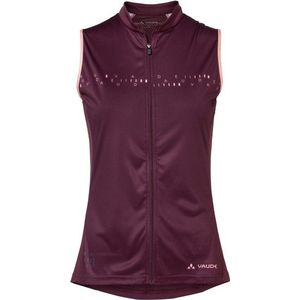 Vaude Womens Posta Full Zip Tricot SL Fietshemd (Dames |purper)