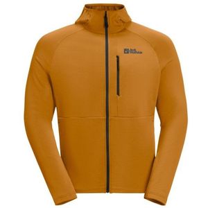 Jack Wolfskin Kolbenberg Hooded Full Zip Fleecevest (Heren |bruin)