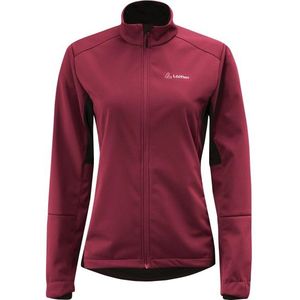 Löffler Womens Bike Jacket Cosma CF Airblocc Warm Fietsjack (Dames |rood)