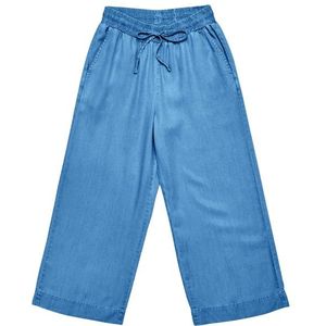 Mazine Womens Wide Leg Denim Pants with Belt Vrijetijdsbroek (Dames |blauw)