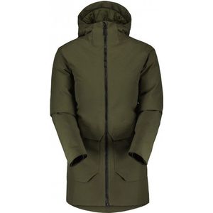 Scott Womens Jacket Tech Parka Parka (Dames |olijfgroen |waterdicht)
