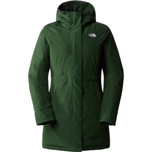 The North Face Womens Recycled Brooklyn Parka Lange jas (Dames |groen |waterdicht)