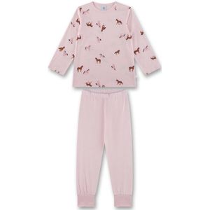 Sanetta Kids Pyjama Long AOP 233564 Pyjama (Kinderen |roze)