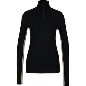 We Norwegians Womens Tryvann Colblock Zipup Merino-ondergoed (Dames |zwart)