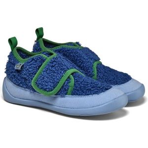 Affenzahn Kids Hausschuh Vegan Fleecy Pantoffels (Kinderen |blauw)