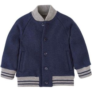 disana Kids College-Jacke Wollen vest (Kinderen |blauw)