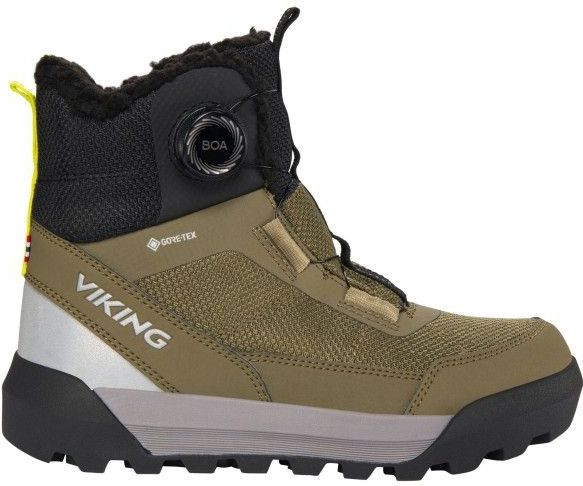 Viking - Expower Warm GTX Boa - Winterschoenen - Olijfgroen/Zwart - Waterdicht