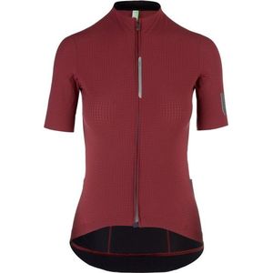 Q365 Womens Pinstripe Pro Fietsshirt (Dames |rood)