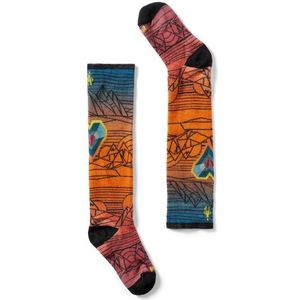 Smartwool Juniors Ski Zero Cushion Geo Peaks Print Multifunctionele sokken (Kinderen |meerkleurig)