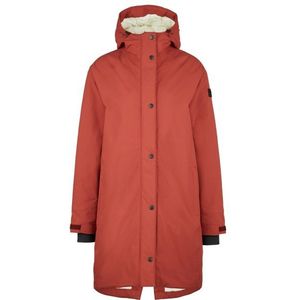 Stoic Womens Mountainwool MMXX UppsalaSt Oversized Coat Lange jas (Dames |rood |waterdicht)