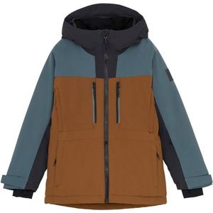 Color Kids - Juniors Ski Jacket Colorblock - Ski-jas - Bruin - Waterdicht
