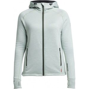 Trui Tenson Women TXLite Hoodie Zip Grey Green