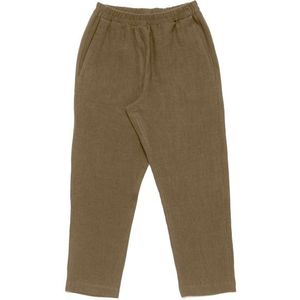 Mazine Womens Straight Leg Linen Pants Vrijetijdsbroek (Dames |bruin)