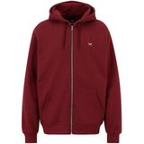 Iriedaily - Sweatvest - Bordeaux - Capuchon met Trekkoord