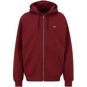 Iriedaily - Sweatvest - Bordeaux - Capuchon met Trekkoord