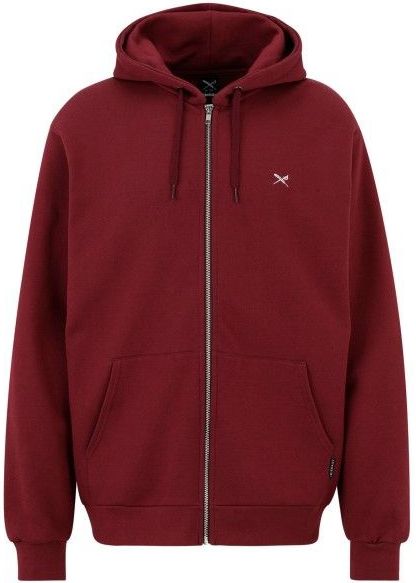 Iriedaily - Sweatvest - Bordeaux - Capuchon met Trekkoord