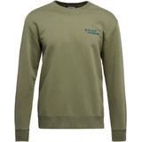 Black Diamond - Mini Stacked Crewneck - Trui - Olijfgroen