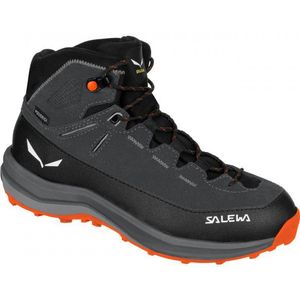 Salewa Kids MTN Trainer 2 Mid PTX Wandelschoenen (Kinderen |zwart/grijs |waterdicht)