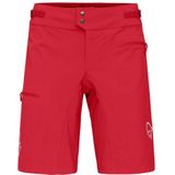 Norrøna - Fjørå Flex1 Light Shorts - Fietsbroek - Rood - Stretch - Winddicht