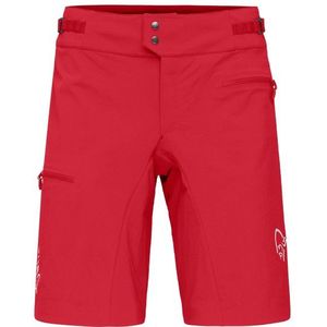 Norrøna - Fjørå Flex1 Light Shorts - Fietsbroek - Rood - Stretch - Winddicht