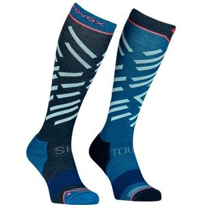 Ortovox Womens Ski Tour Long Socks Skisokken (Dames |blauw)