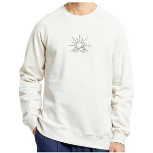 DEDICATED Sweatshirt Malmoe Line Mountain Trui (Heren |wit)