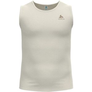 Odlo Merino PW 140 Seamless Baselayer Crew Neck Singlet Merino-ondergoed (Heren |grijs/beige)