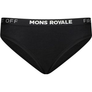 Mons Royale Womens Folo Merino Briefs Merino-ondergoed (Dames |zwart)