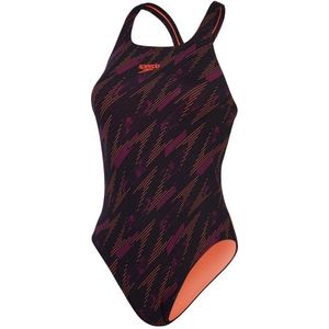 Speedo Womens Hyperboom Allover Medalist Badpak (Dames |zwart)