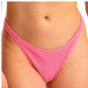 Roxy Womens Rib Love the Goofy Bikinibroekje (Dames |oranje)