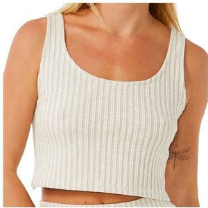 Rip Curl Womens Sea Of Dreams Rib Top Tanktop (Dames |beige)