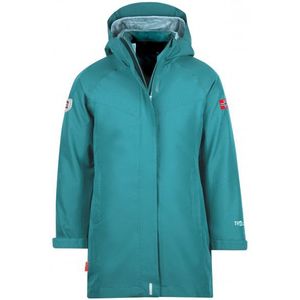 Trollkids - Senja 3in1 Coat - Lange Jas - Turkoois - Waterdicht