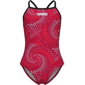 Arena Girls Fireflow Swimsuit Lightdrop Back Badpak (Kinderen |roze/rood)